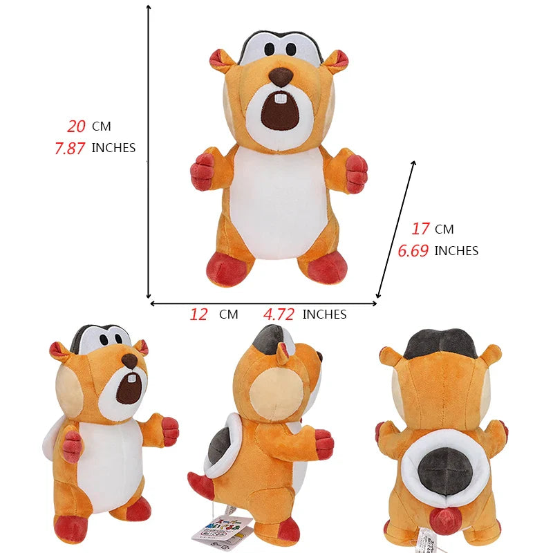 Peluche Mario Wonder - Compagnon Adorable de 20 cm