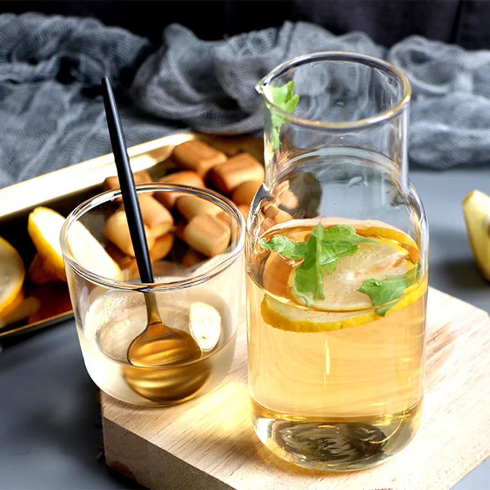 Gourde en Verre Épurée pour Infusions Élégantes