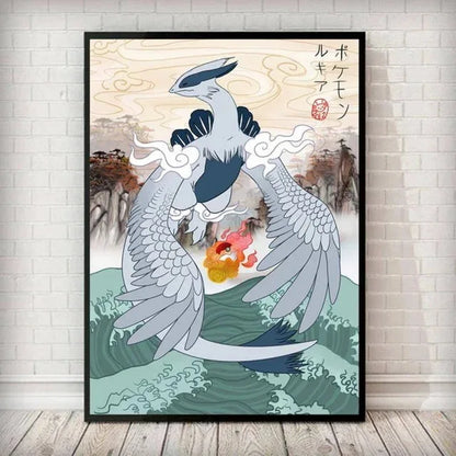 Affiche en Toile Pokémon – Magie et Couleurs pour Votre Intérieur