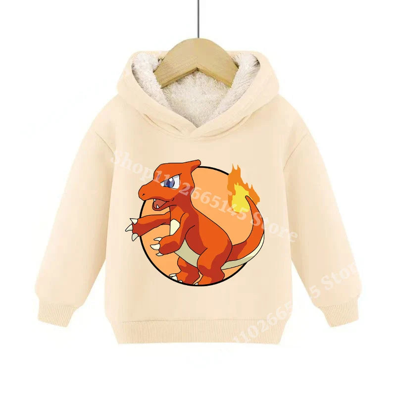 Pullies Hoodies Enfants Pokémon Douillets et Colorés