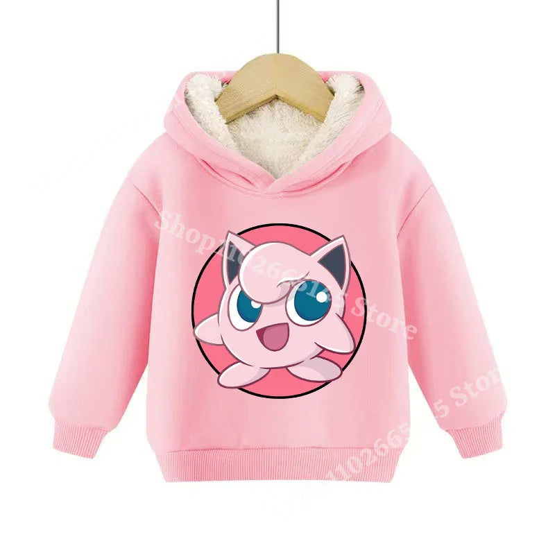 Pullies Hoodies Enfants Pokémon Douillets et Colorés