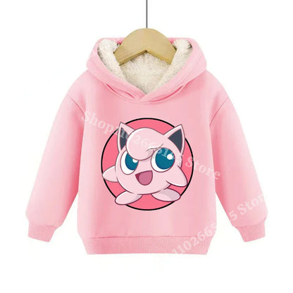 Pullies Hoodies Enfants Pokémon Douillets et Colorés