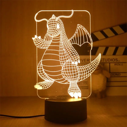 Lampe Décorative Pokémon LED - Ambiance Chaleureuse et Stylée