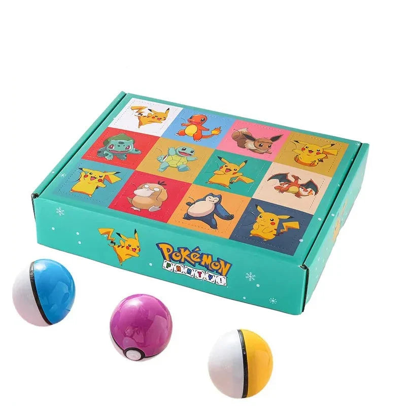 Set de 12 Poké Balls avec Figurines pour Aventures Épiques