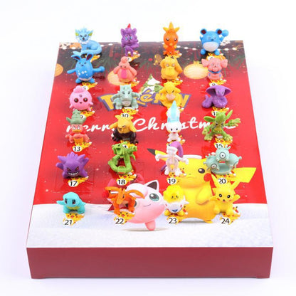 Calendrier de l'Avent Pokémon Pikachu avec 24 Figurines Collectibles