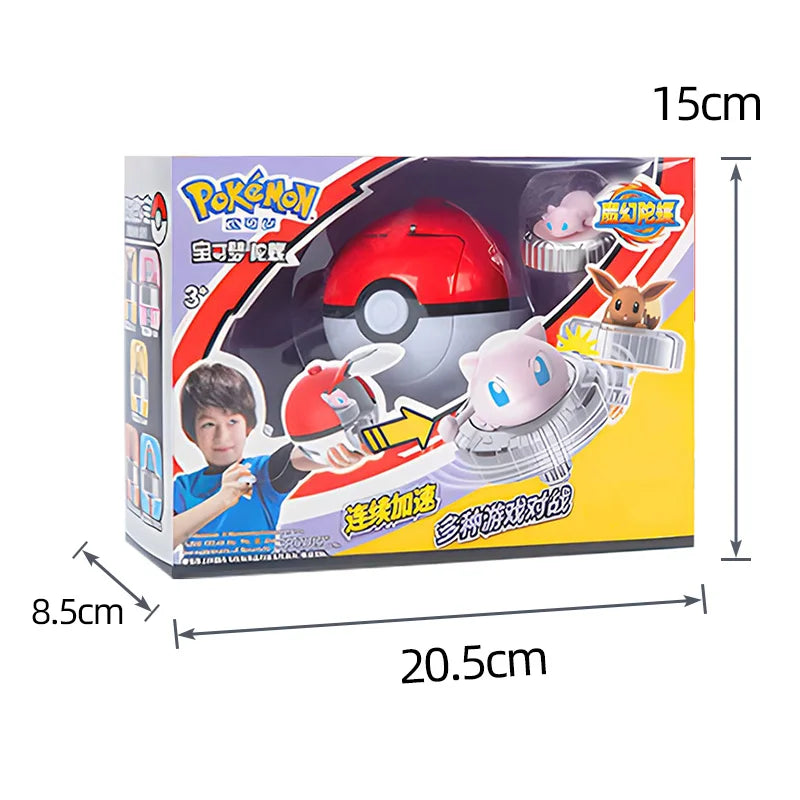 Pokémon Ball Spinning Toy avec Figurine - Aventure Interminable