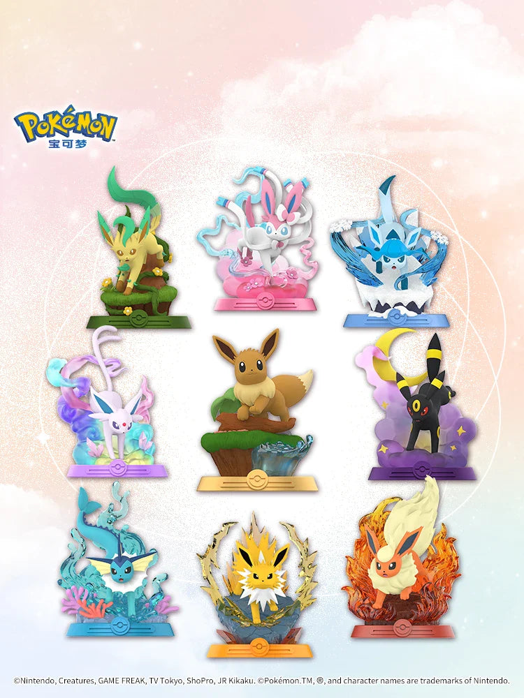 Figurines Évoli et Évolutions - Collection Complète Pokémon