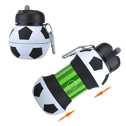 Gourde Sportive Compacte pour Enfants - Design Football, Basket et Tennis