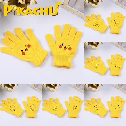 Gants d'Hiver Pikachu pour Enfants - Confort et Chaleur Adorables