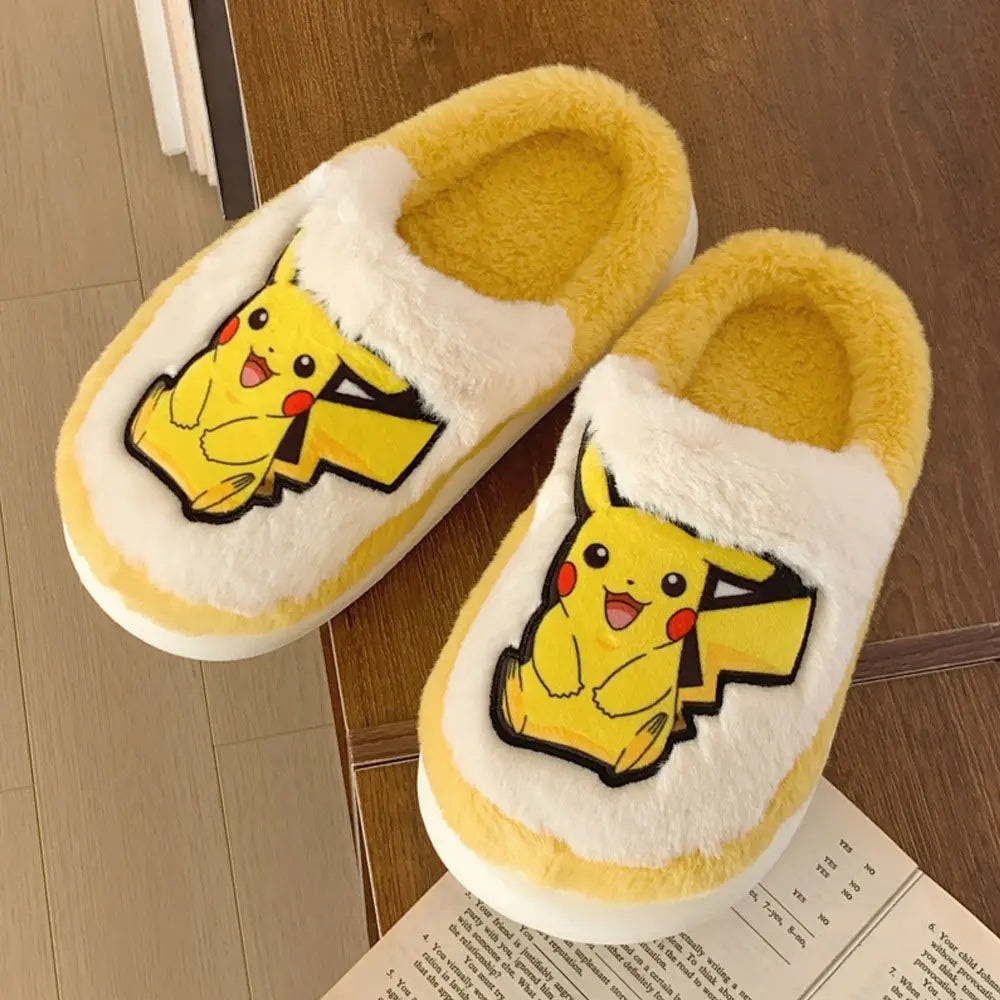 Chaussons Pokémon Évoli, Bisasam et Pikachu pour Enfants