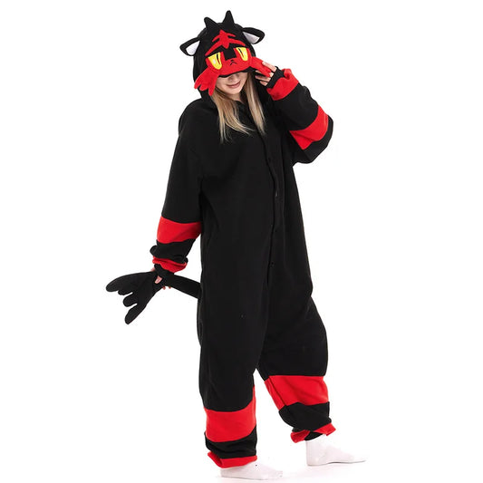 Litten Flamiau Onesie Cosplay Kostüm