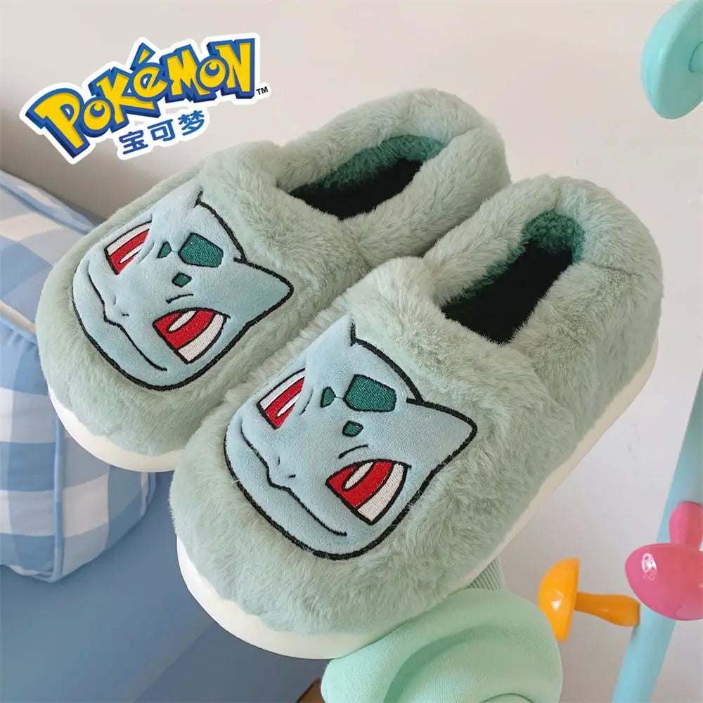 Chaussons Pokémon Évoli, Bisasam et Pikachu pour Enfants