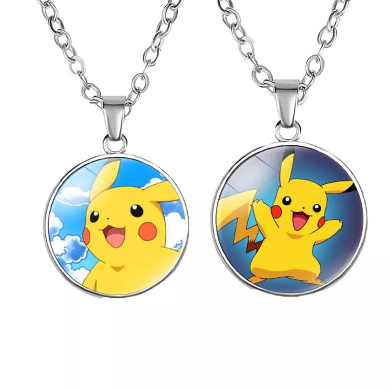 Collier Pikachu avec Pendentif Designs Pokémon Variés