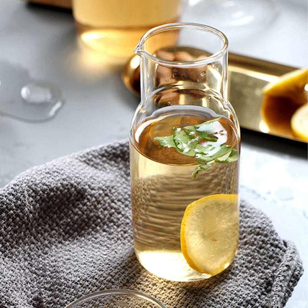 Gourde en Verre Épurée pour Infusions Élégantes