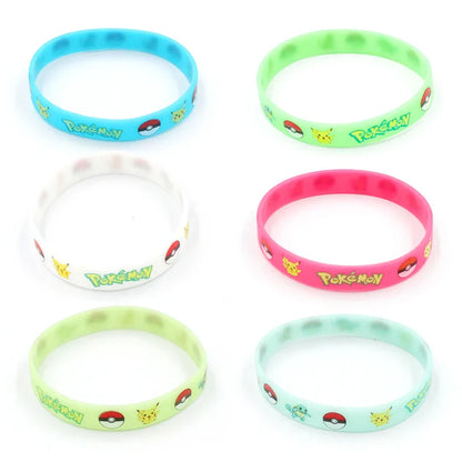 Bracelets Pokémon Lumineux pour Enfants - 4 ou 6 Pièces Magiques