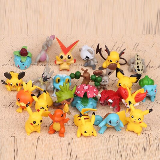 Collection de 24 Figurines Pokémon en PVC