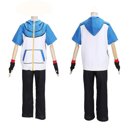 Costume de Cosplay Pokémon Trainer - 3 ou 5 pièces