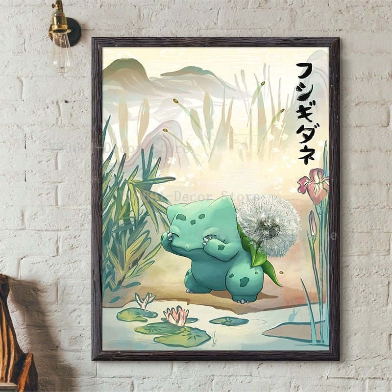 Pokémon Poster Kunstdruck im japanischen Stil kaufen