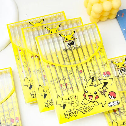 Stylos Pikachu Noir 0,5 mm - Pack de 12