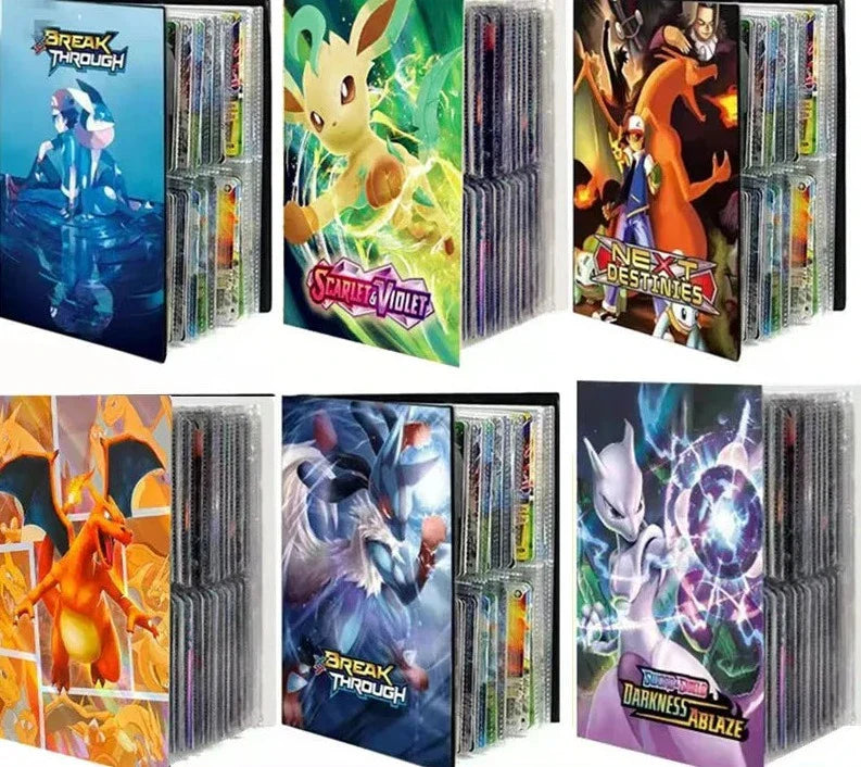 Album de Collection Pokémon pour 240 Cartes - 16 Designs Uniques