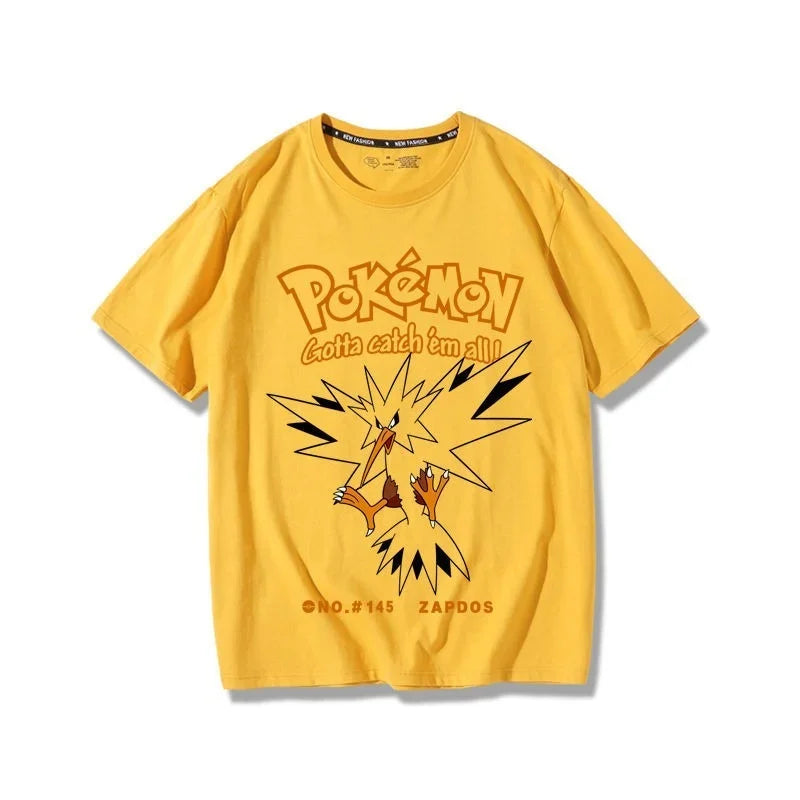 T-shirt d'été Pikachu à manches courtes