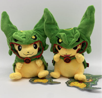 Pikachu Rayquaza Cosplay Peluche 23 cm