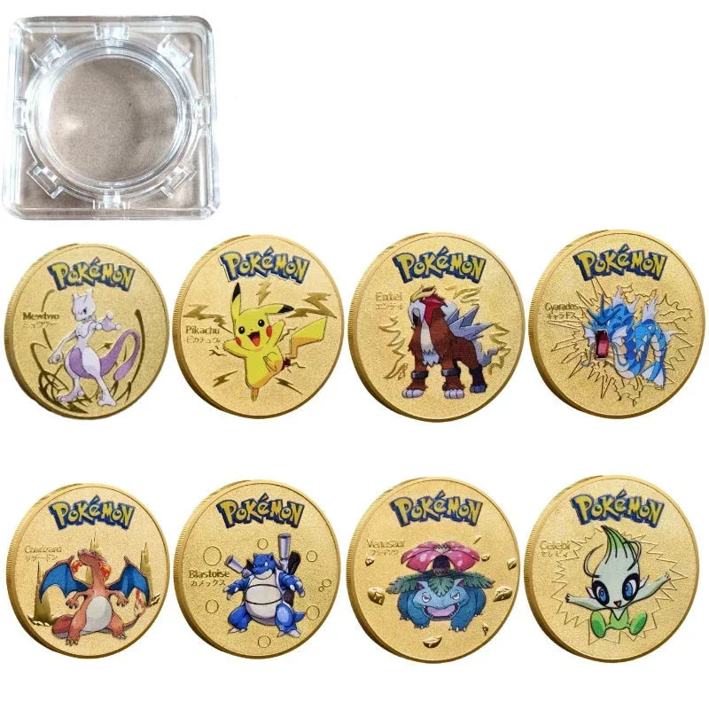 Monnaies Pokémon En Edition Limitée - Collection de Motifs Variés