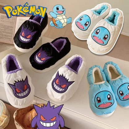 Chaussons Pokémon Gengar, Schiggy et Pikachu – Alliez confort et style !