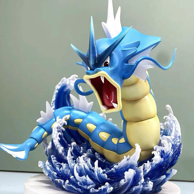 Figurine Gyarados Normal et Shiny avec Magikarp - 15 cm