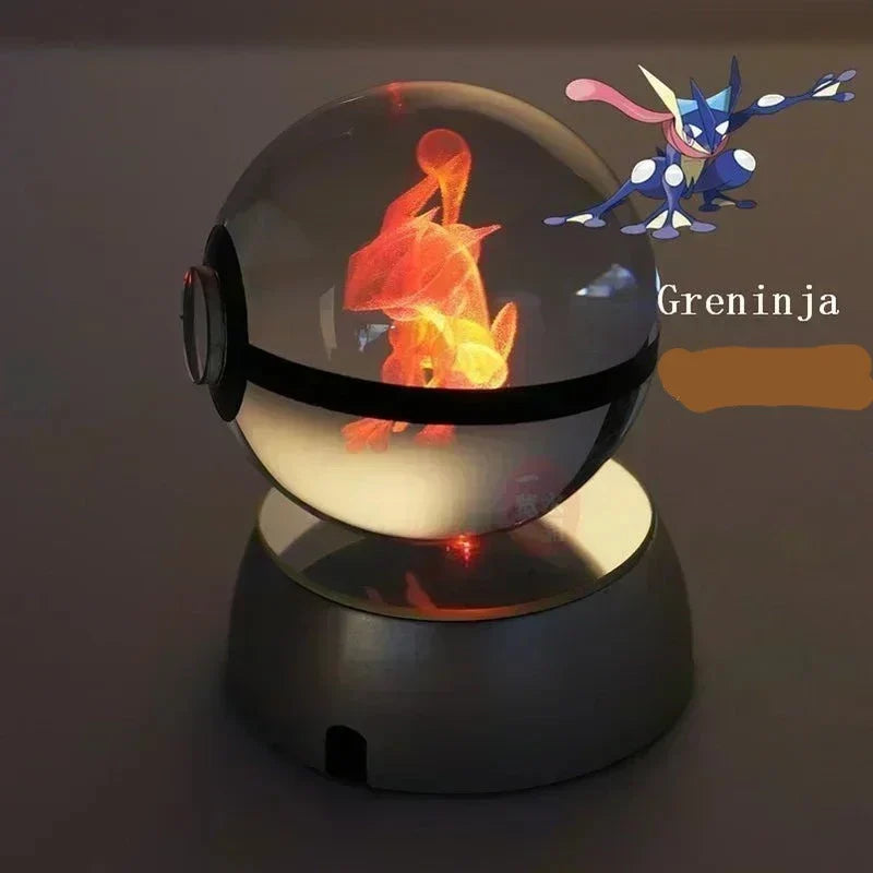 Kristall Pokeball mit 3D Effekt Realxo Mewtu Pikachu uvm. kaufen