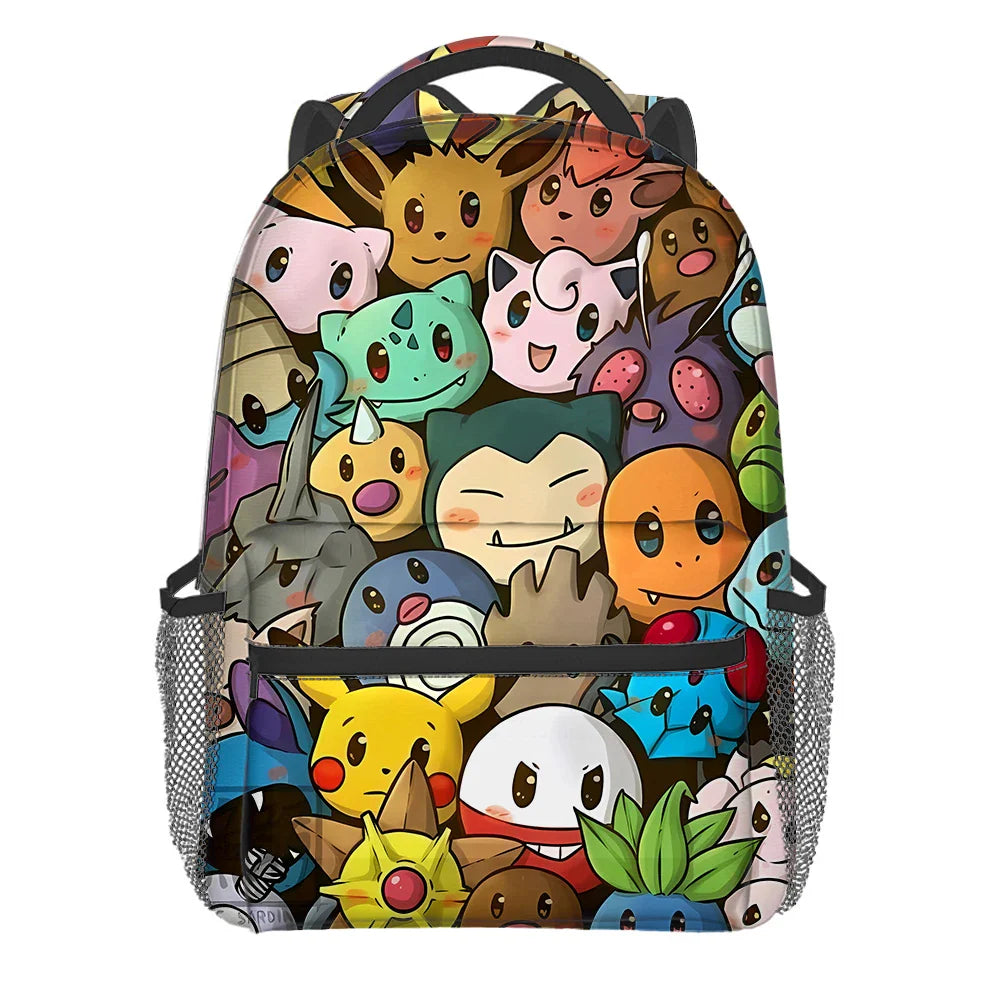 Sac à Dos Pokémon Pikachu, Evoli et Gengar