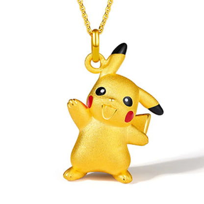 Süße Pokemon Pikachu Halsketten oder Ringe