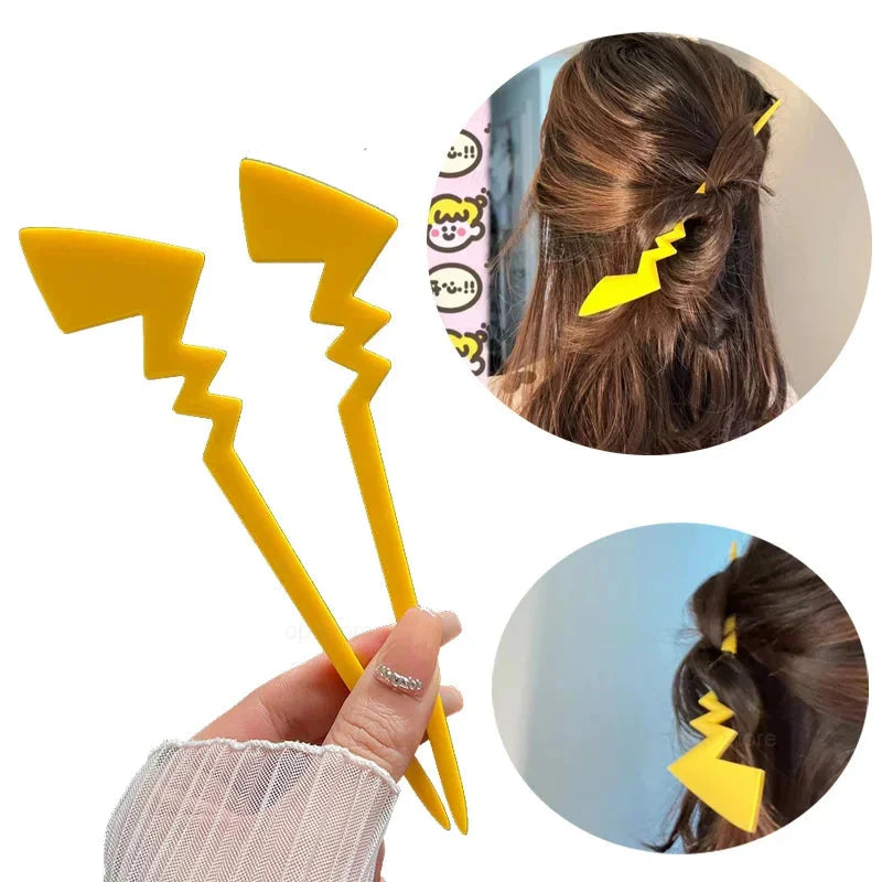 Haarstecker Pikachu - Accessoire Capillaire Fun pour Fans de Pokemon