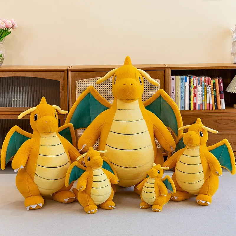 Dragoran Dragonite XXL 35/85 cm - Peluche Câline et Magique