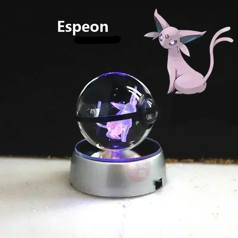 Kristall Pokeball mit 3D Effekt Realxo Mewtu Pikachu uvm. kaufen