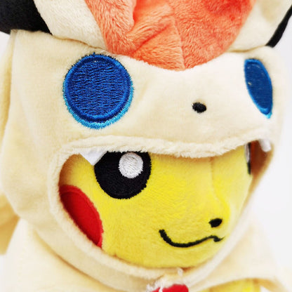 Plüschfigur Pikachu déguisé en Victini - 20 cm