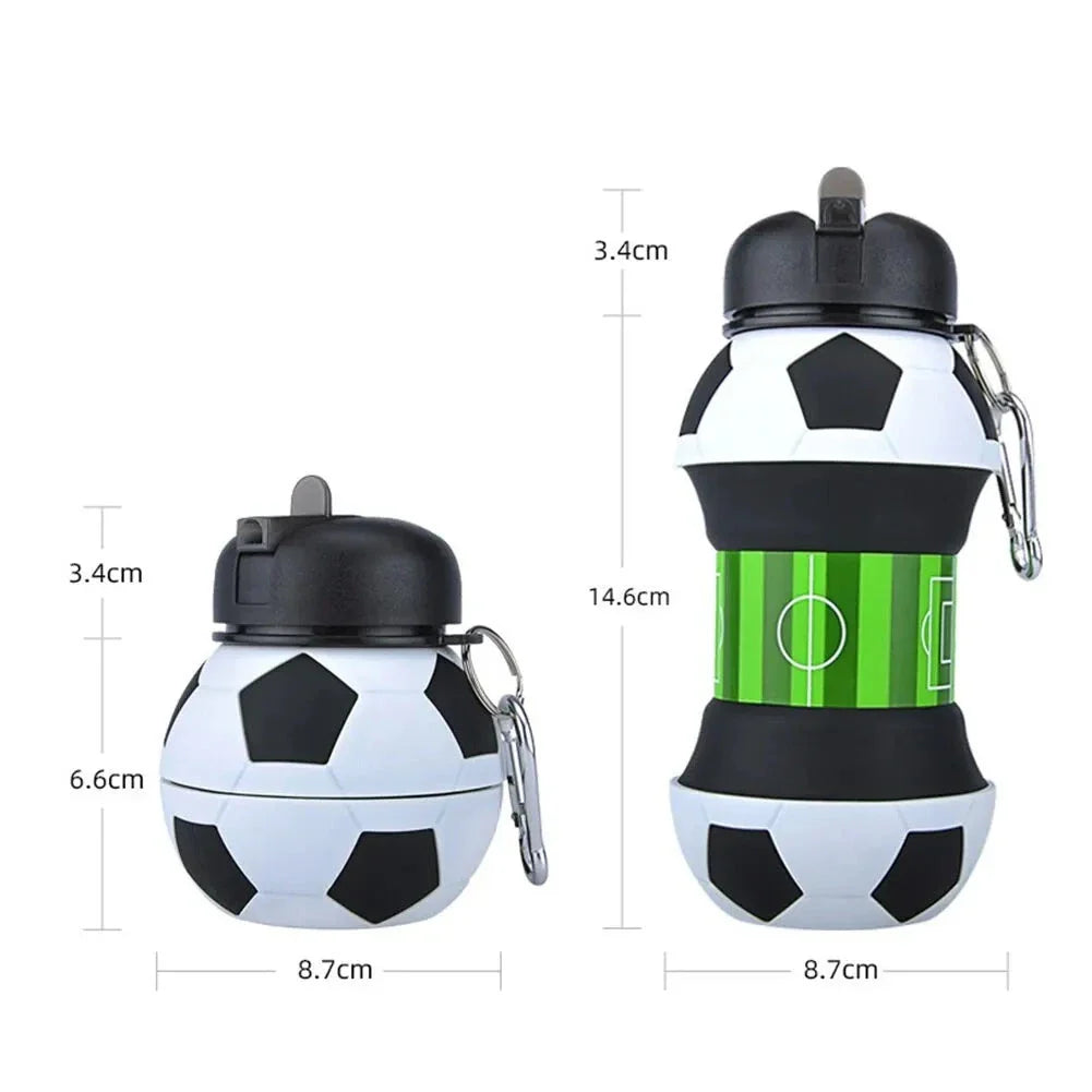 Gourde Sportive Compacte pour Enfants - Design Football, Basket et Tennis