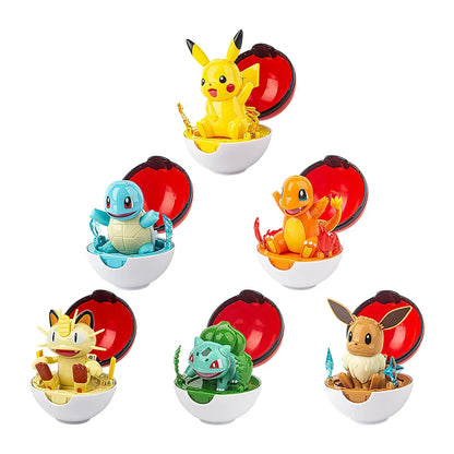 Set de 6 Pokeballs avec Figurines pour Aventures Pokémon Épiques