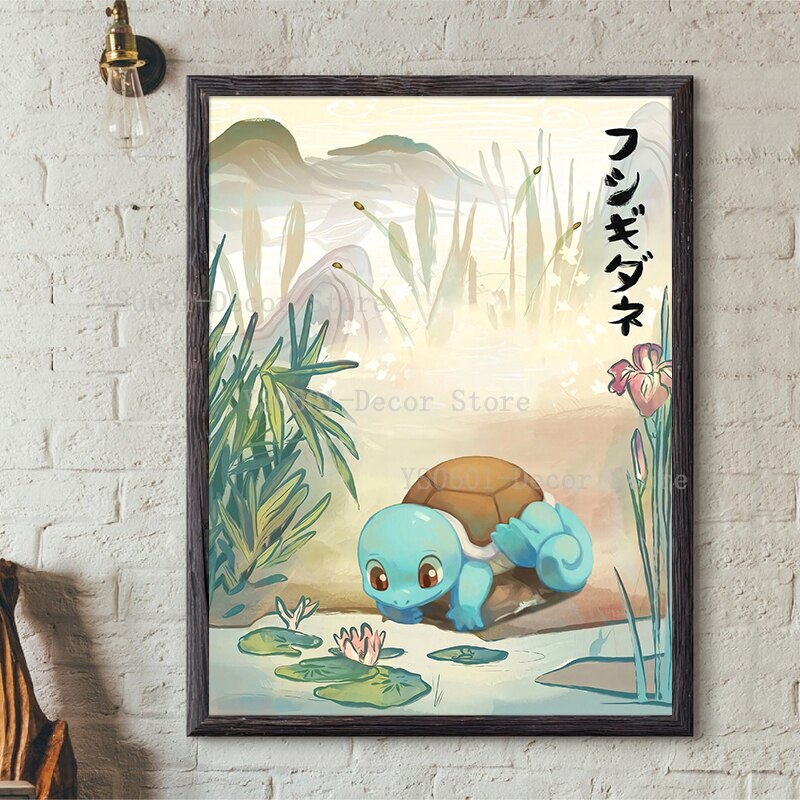 Pokémon Poster Kunstdruck im japanischen Stil kaufen