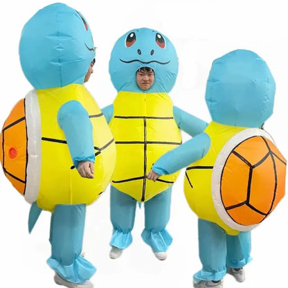 Costume Gonflable Schiggy Pokémon pour Événements Cosplay