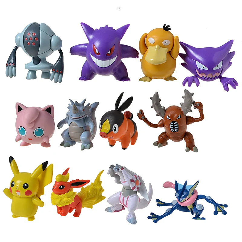 Lot de 20 Grandes Figurines Pokémon Collection 8-10 cm