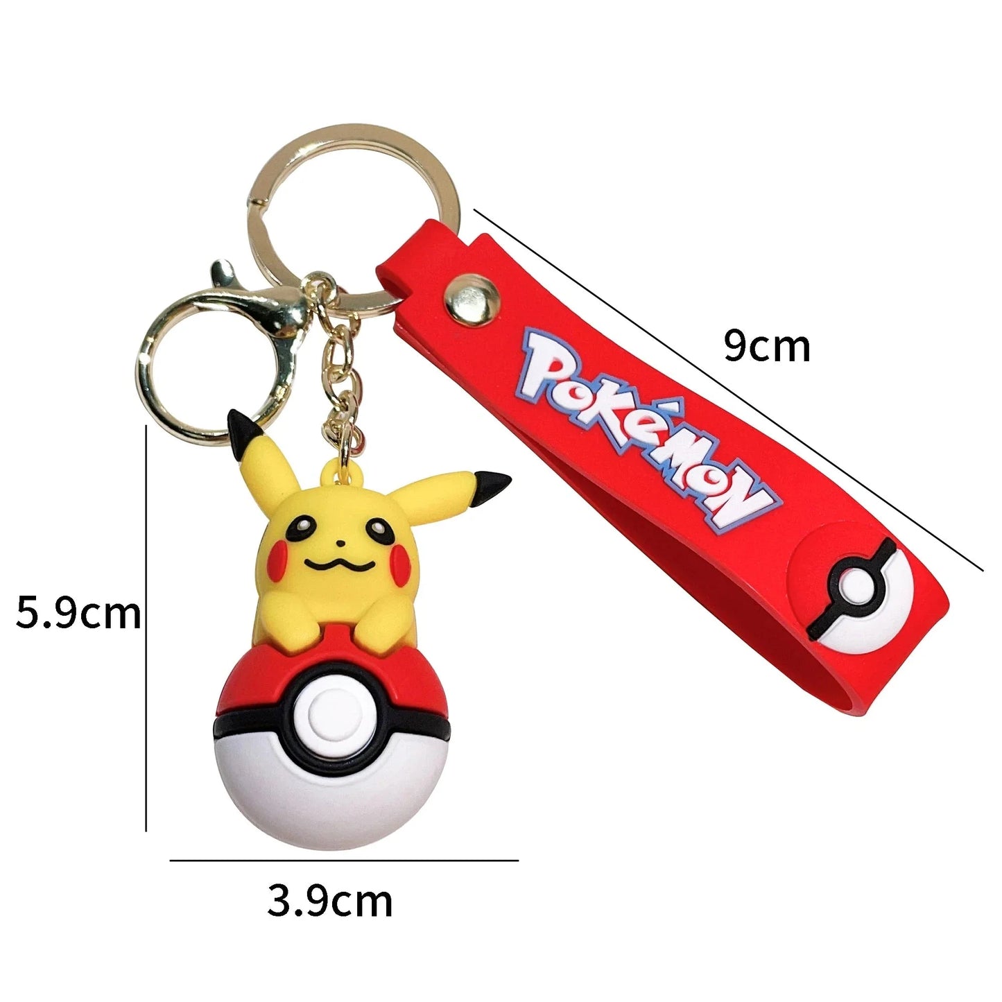 Porte-clés Pokeball avec Figurine Pokémon - Affichez votre fierté de dresseur !