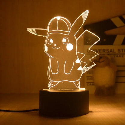 Lampe Décorative Pokémon LED - Ambiance Chaleureuse et Stylée