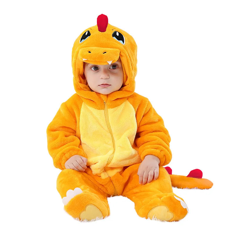 Pyjama Glumanda Pokémon avec Capuche et Queue pour Bébé