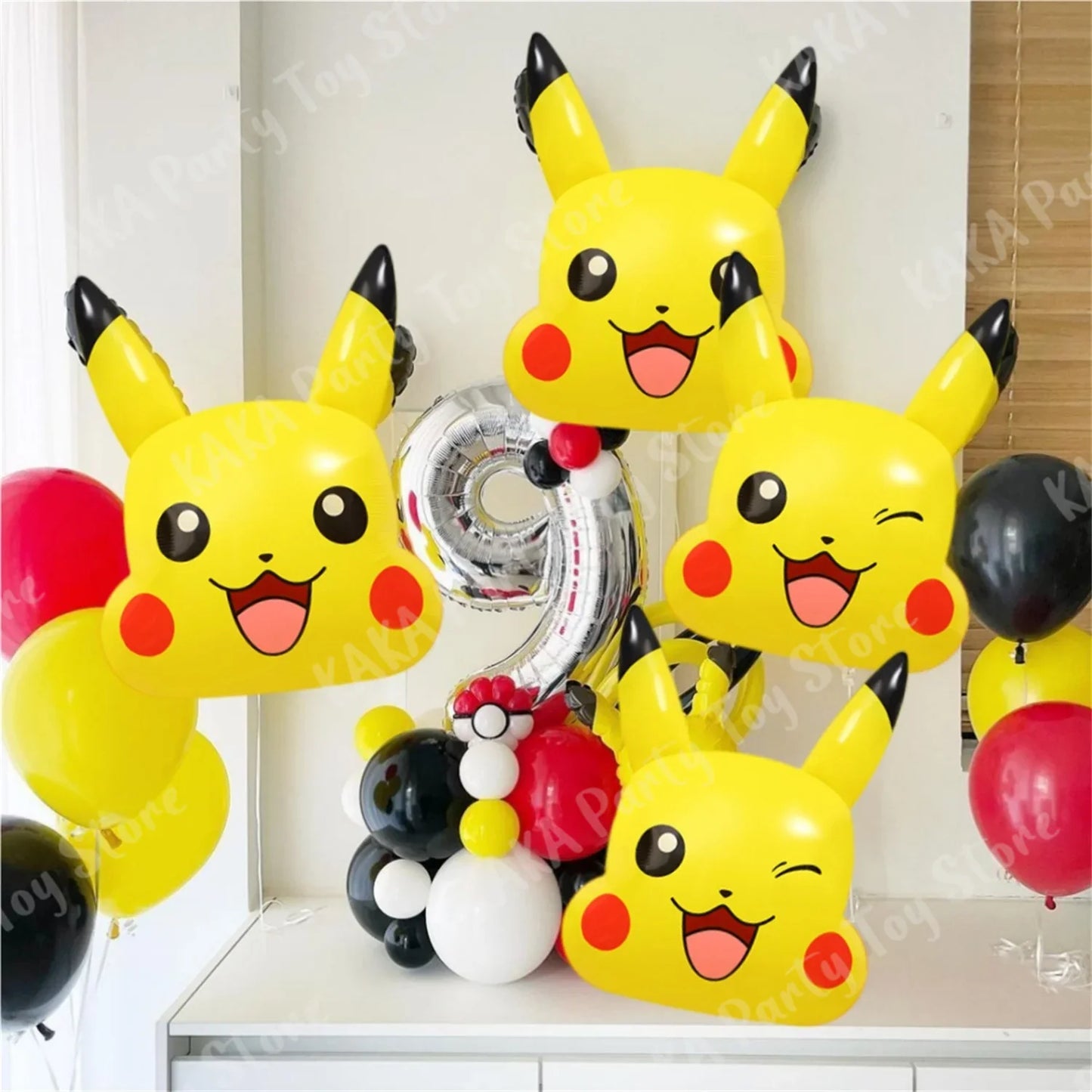 Ballons Pikachu Magiques pour Fêtes et Anniversaires