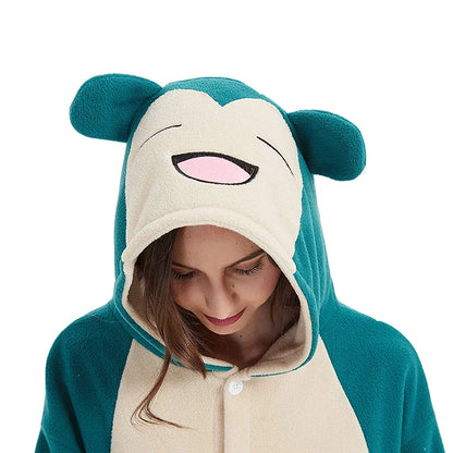 Onesie Relaxo Snorlax Ultra Doux et Confortable