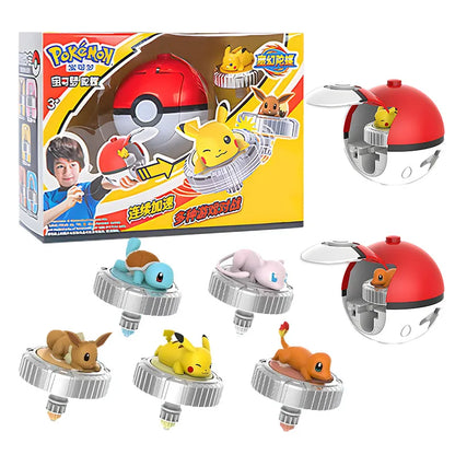 Pokémon Ball Spinning Toy avec Figurine - Aventure Interminable