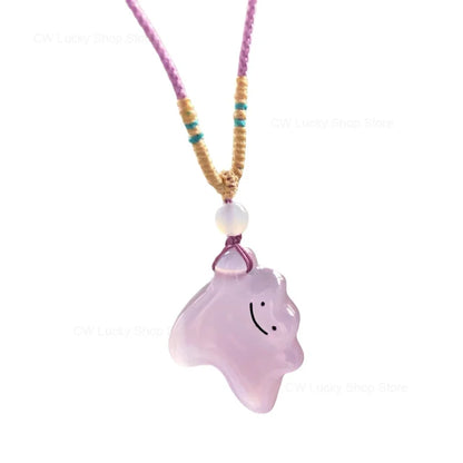 Collier Ditto Charmant pour Fans de Pokémon