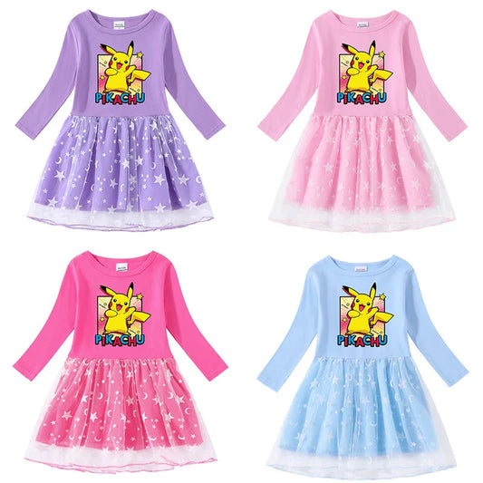 Robe Princesse Pikachu élégante pour enfants