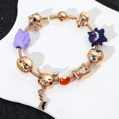 Bracelet Pokémon avec Pendentifs Iconiques